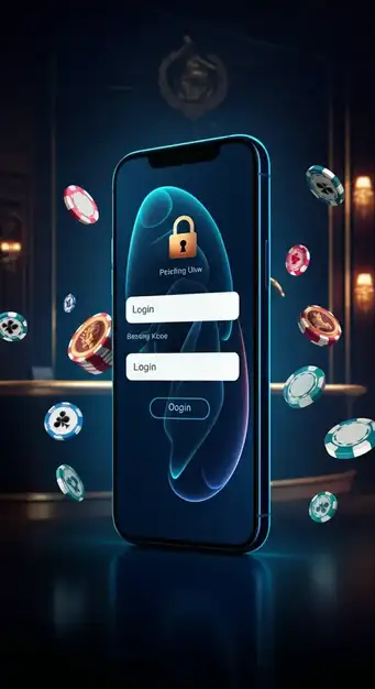 Interface van het B7 Casino inlogscherm met velden voor e-mail, wachtwoord en opties voor sociale login, inclusief 2FA-beveiliging.